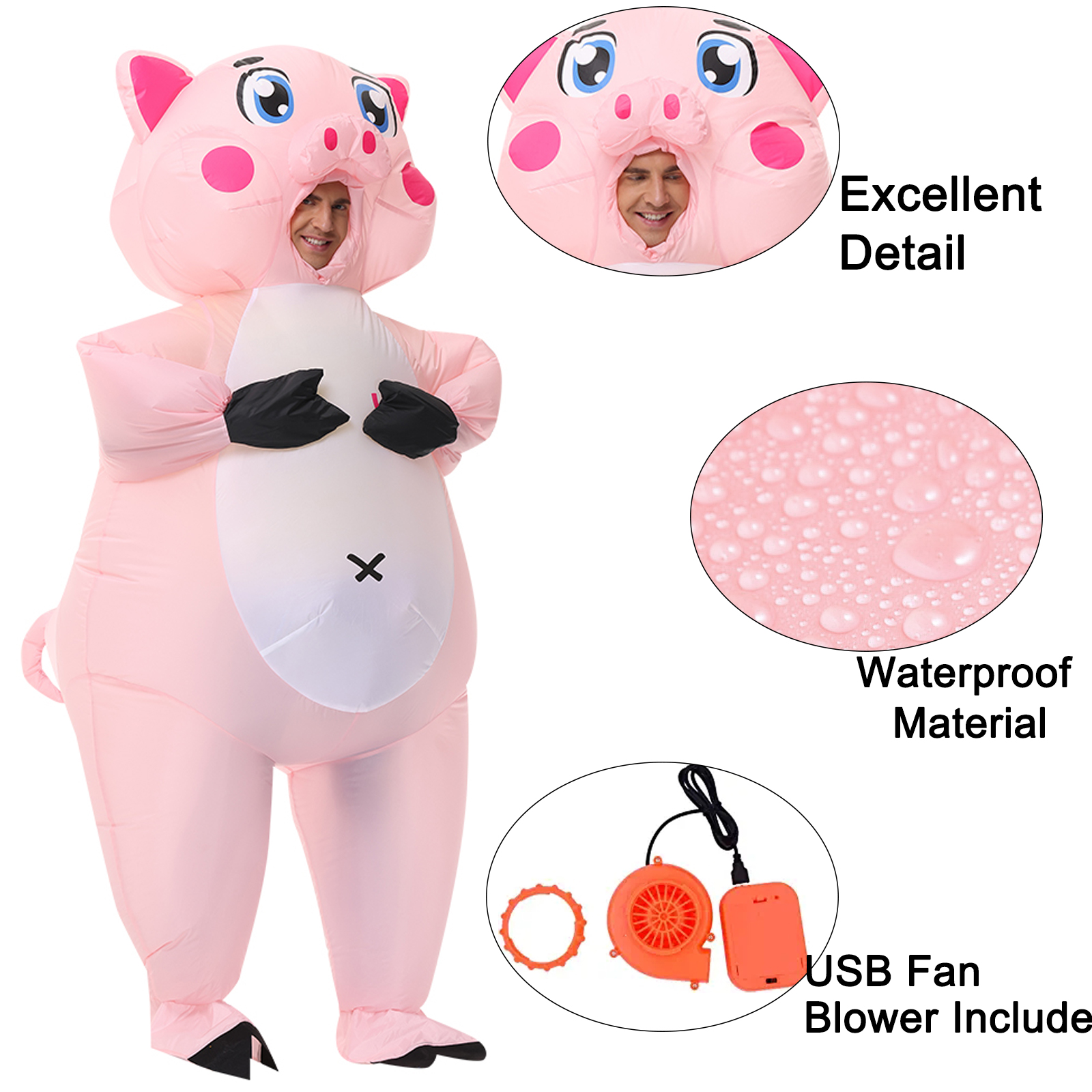 Wholesale inflatable party pig suits for wholesalers