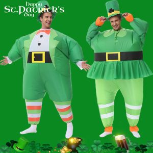Wholesale Leprechaun inflatable costum