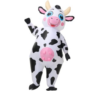 zisuex cow inflatable costume