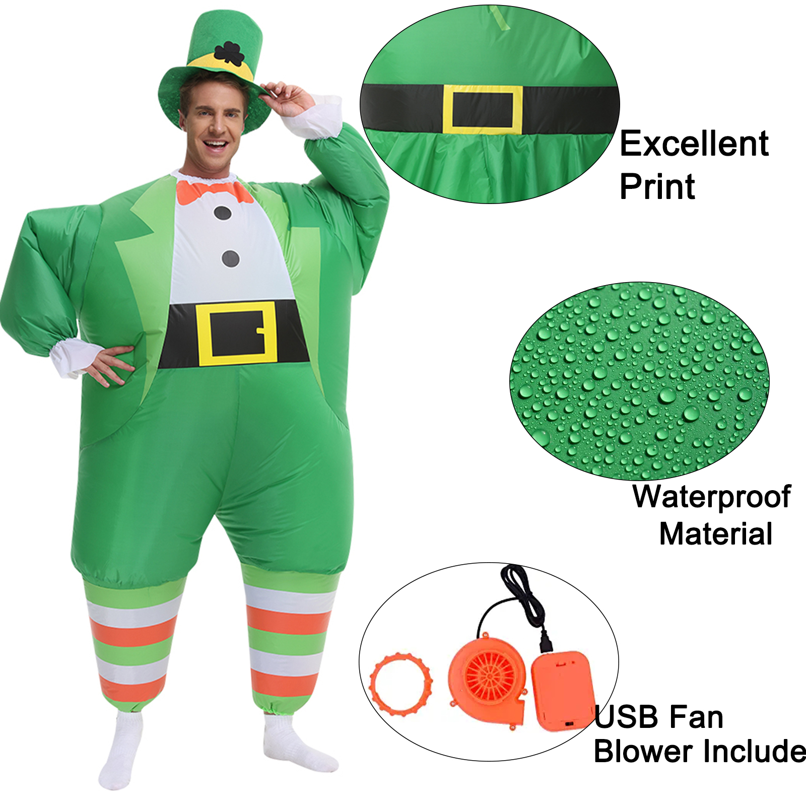 Supplier of inflatable Irish costumes for wholesalers