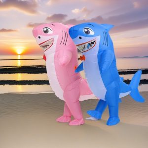 zisuex inflatable shark costume