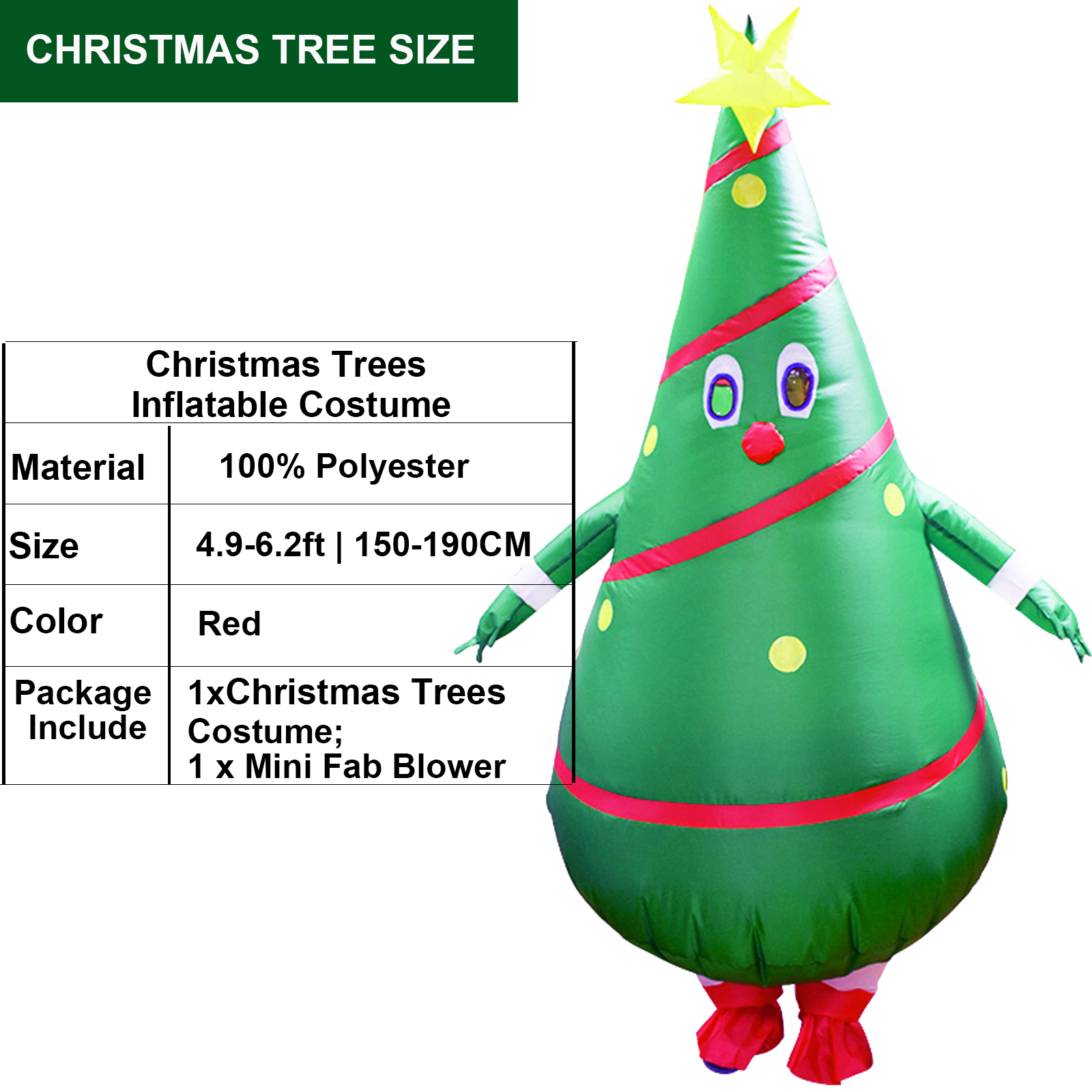 ZISUEX Christmas tree costume OEM manufacturer China