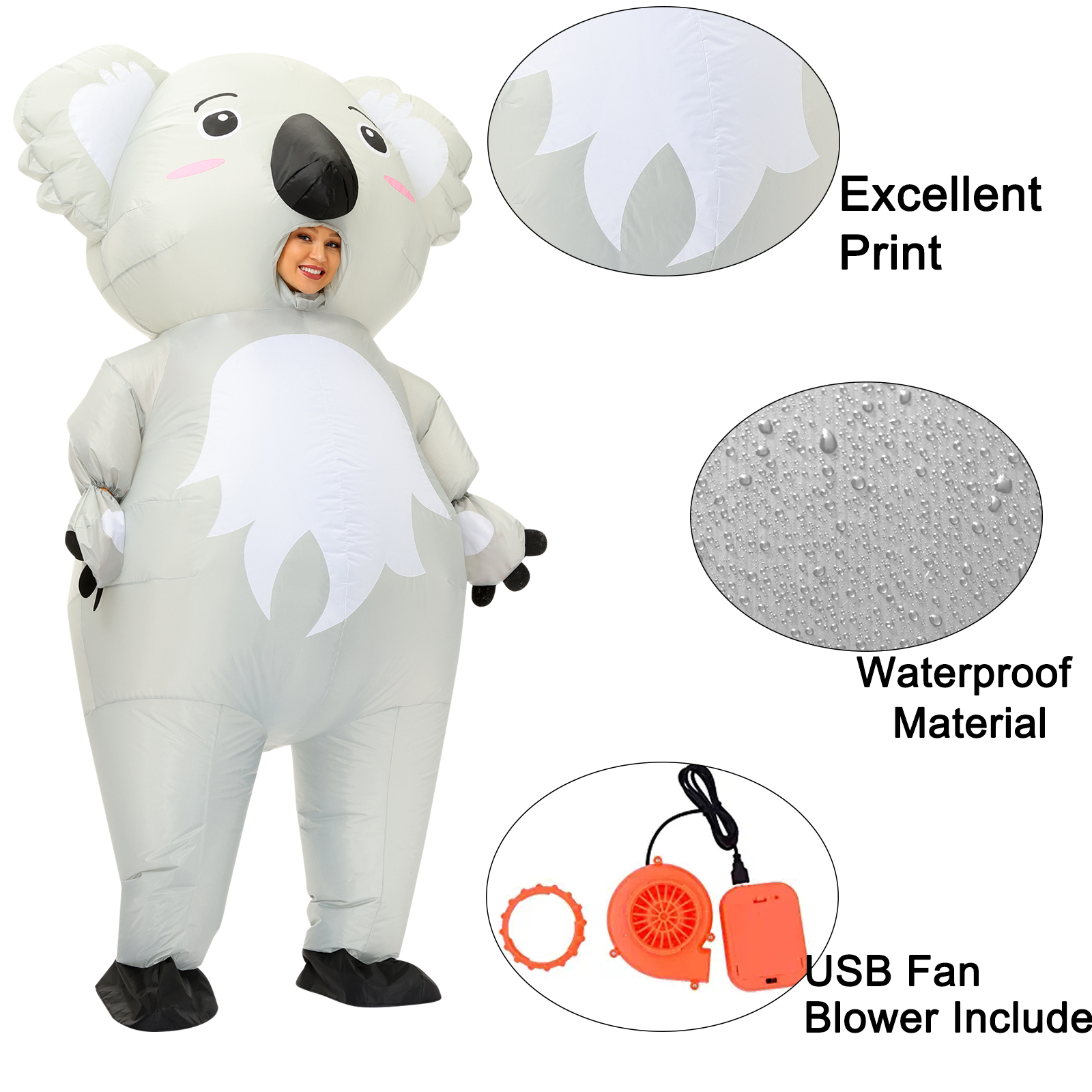 Wholesale koala mascot suits
