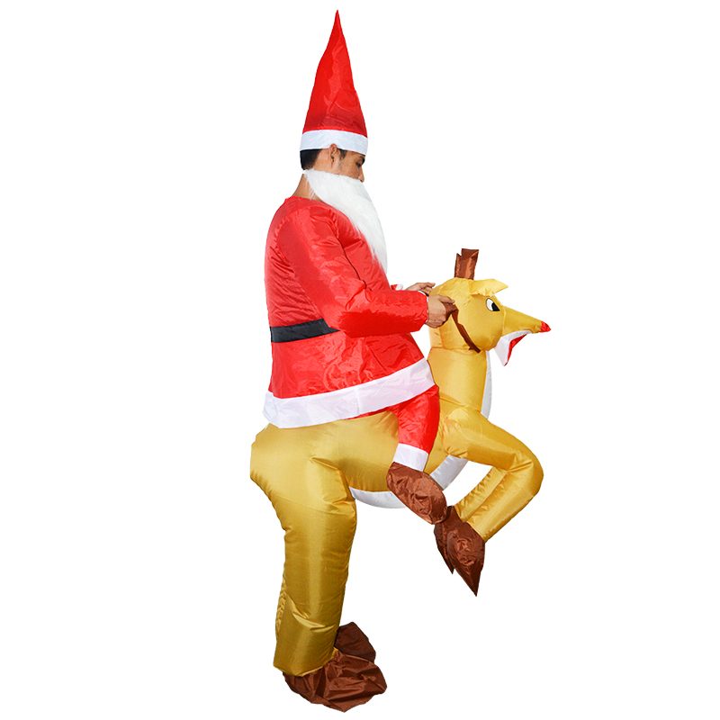 Xmas inflatable Santa costume manufacturer wholesale