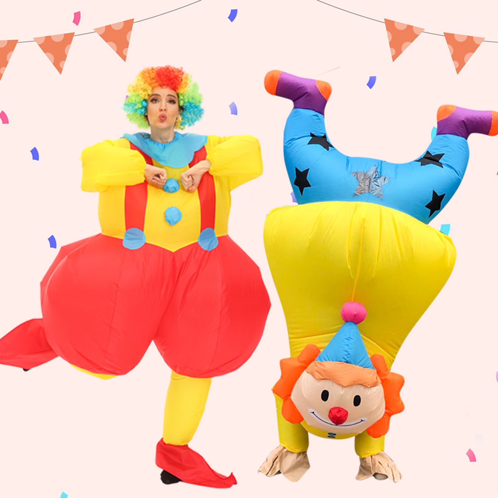 zisuex wholesale clown inflatable costumes bulk orders