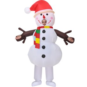 snowman blow up costume