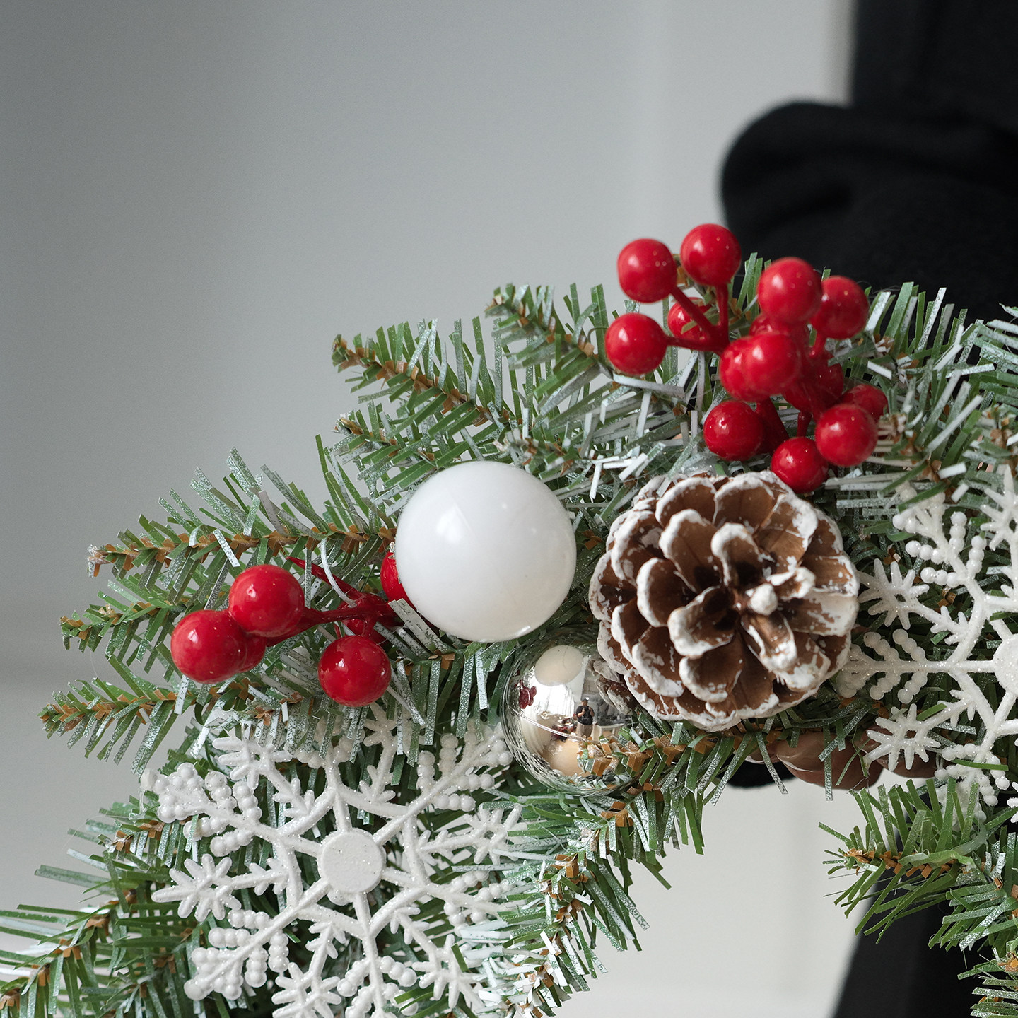 artificial Christmas wreaths